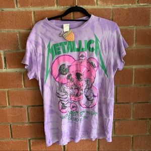 NWT MADEWORN rock vintage graphic Metallica tee